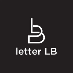 Creative letter lb logo design vektor , logo lb vegtor, icon letter lb logo 