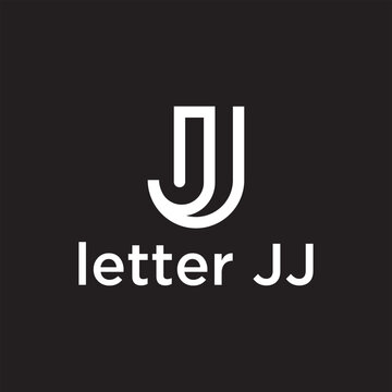 letter jj logo design. logo icon letter jj . symbol initial letter jj , logo jj line , line jj logo cobination 