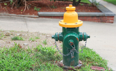  fire hydrant on a city street, a crucial icon of safety and preparedness, symbolizing firefighting readiness and urban protection