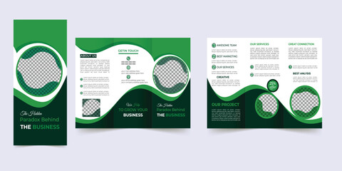 Free creative business trifold brochure template 06 Pages corporate business brochure template