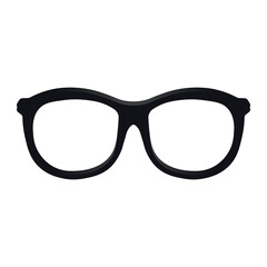 Black glasses Large size icon for emoji smile