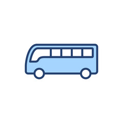 Bus icon vector. bus sign and symbol