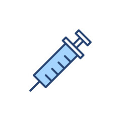 Syringe icon vector. injection sign and symbol.vaccine icon