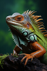 Obraz premium a close up of a lizard on arock pexels contest winne 