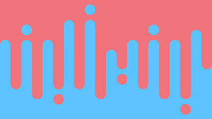 Blue and red background abstract shapes