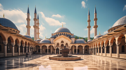 Fototapeta na wymiar beautiful mosque