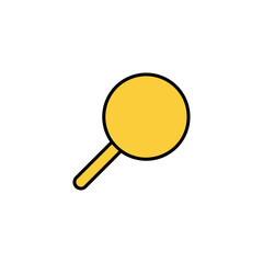 Search icon vector for web and mobile app. search magnifying glass sign and symbol