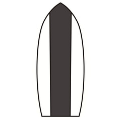 Surfboard ( black and white)