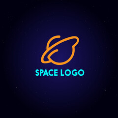 Space Logo Vector illustration Artwork