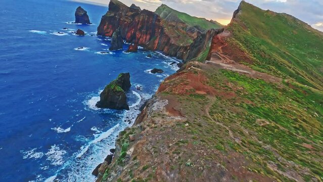 Exploring Island In FPV Perspective