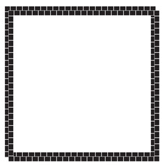 black and white frame  dash art