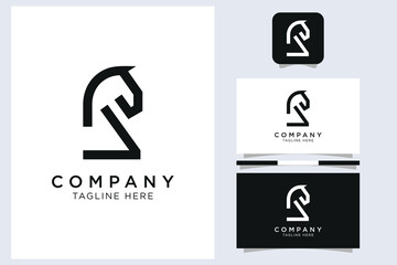 modern horse knight logo