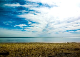 Beautiful beach and sky  when the fishermen go down to the sea.jpg