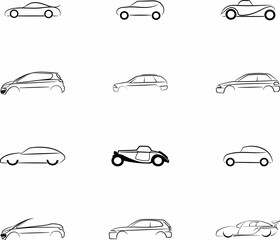 Set of Concept Cars Logo for Business
