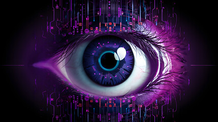 the Big Brother electronic eye a symbol of global surveillance and network protection