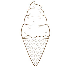 Sketch ice cream cone