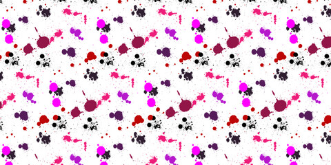 Distressed colored grunge seamless texture. splash brush design background.