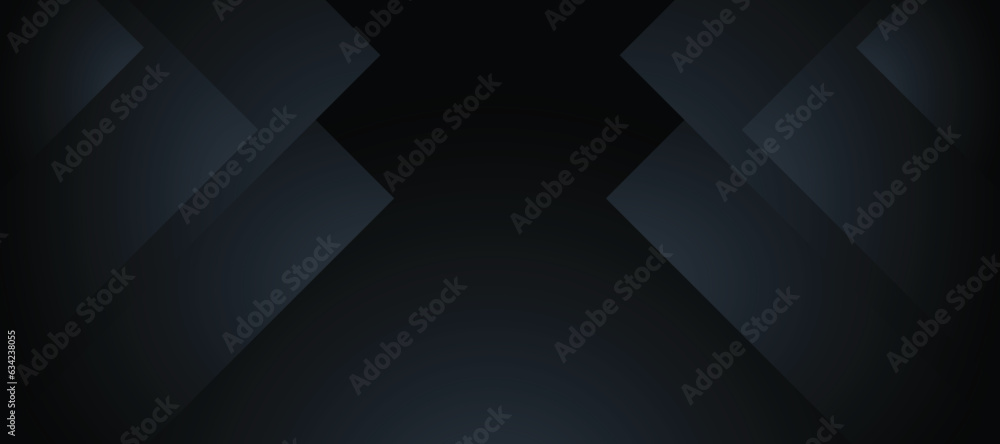 Wall mural Black background with wavy line