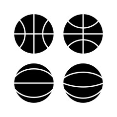 Basketball icon vector. basketball logo vector icon