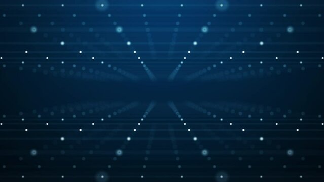 internet network connection technology concept polygon background