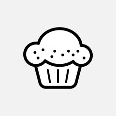 Cup Coffee Icon - Vector Illustration In Glyph Style for Design and Websites, Presentation or Application.