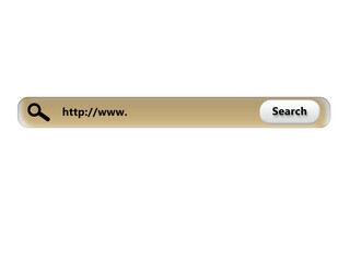 Digital png illustration of website search text on transparent background