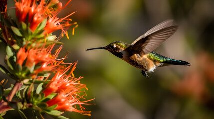 kolibri bird fliegender natur green blume gering