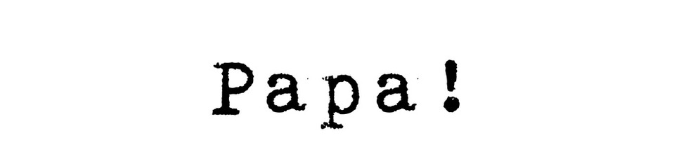 Digital png illustration of papa text in black on transparent background