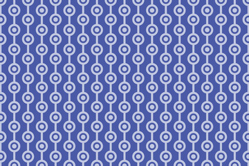 Vertical blue dot circles and line geometric pattern background. Vector illustration.