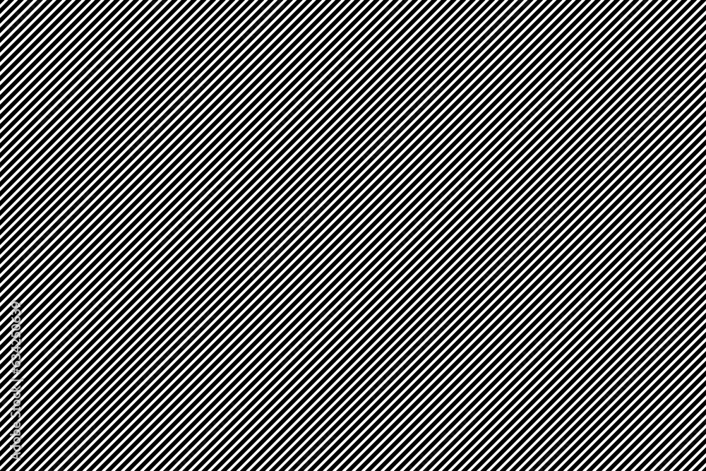 Poster geometric black and white diagonal lines stripe pattern vector background.