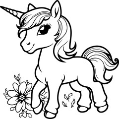 Obraz na płótnie Canvas Unicorn SVG, Unicorn Birthday SVG, Cute Unicorn SVG, Unicorn SVG for Cricut, Unicorn Face SVG