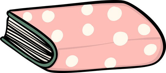 Cute doodle stack of books illustrations hand drawn cartoon drawing