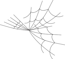 Halloween spider web