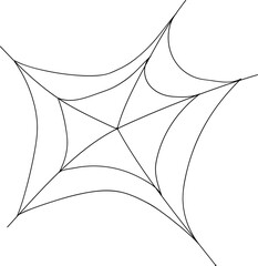Halloween spider web