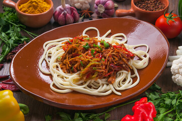 pasta with tomato sauce