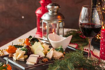 christmas table setting