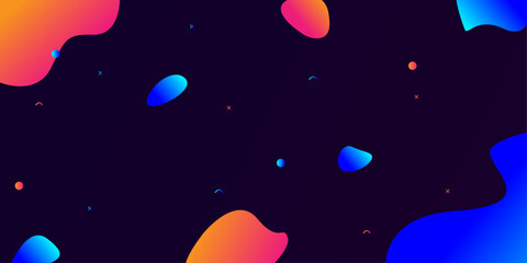 Colorful abstract background geometric vector for presentation design. Template design.	