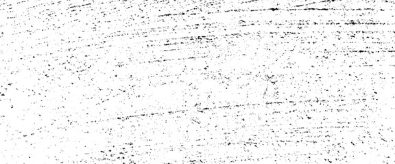 Old dark dirty crumbling grungy wall of ancient facade, dark noise granules, Vector grunge overlay texture. Black and white background.