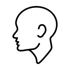 Face avatar profile icon vector on trendy style for design and print