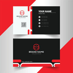 vector abstract creative business card template 