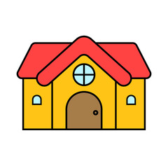 illustration of small house
