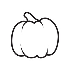 pumpkin icon design vector template