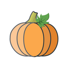 pumpkin icon design vector template