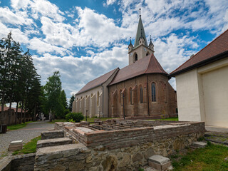 Fortress church in Targu Mures citadel in Transylvania, Romania
