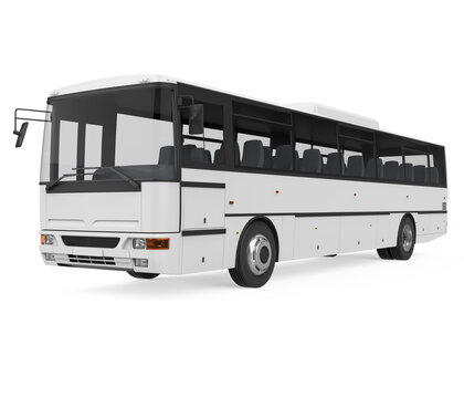 Coach Travel Bus Isolated