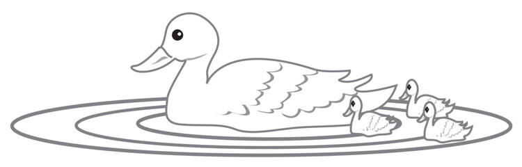 SImple duck vector ilustration