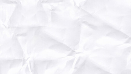 White crumpled paper for background. Vector illustration.