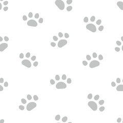 Cat paw seamless pattern background for wallpaper, poster, wrapping, backdrop