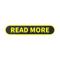 Read More Button In Black Yellow Rounded Rectangle Shape For Advertising Business
