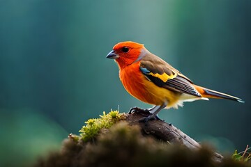 Fototapeta premium robin on a branch